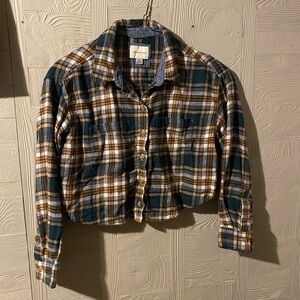 Women’s American Eagle Outfitters Cropped Flannel